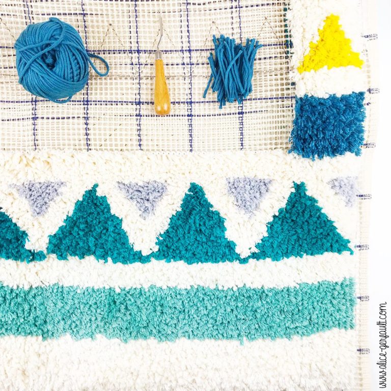 Kit Coussin Au Point Noué DIY Noël – 43x43 Cm, Crochet à Loquet Inclus, Activité Créative - 7