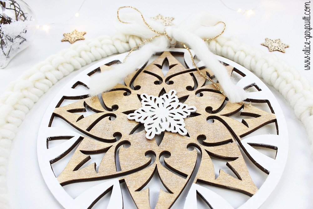 Couronne de Noël Boho, DIY par Alice Gerfault