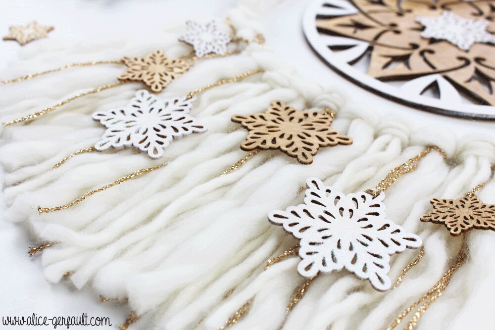 Couronne de Noël Boho, DIY par Alice Gerfault