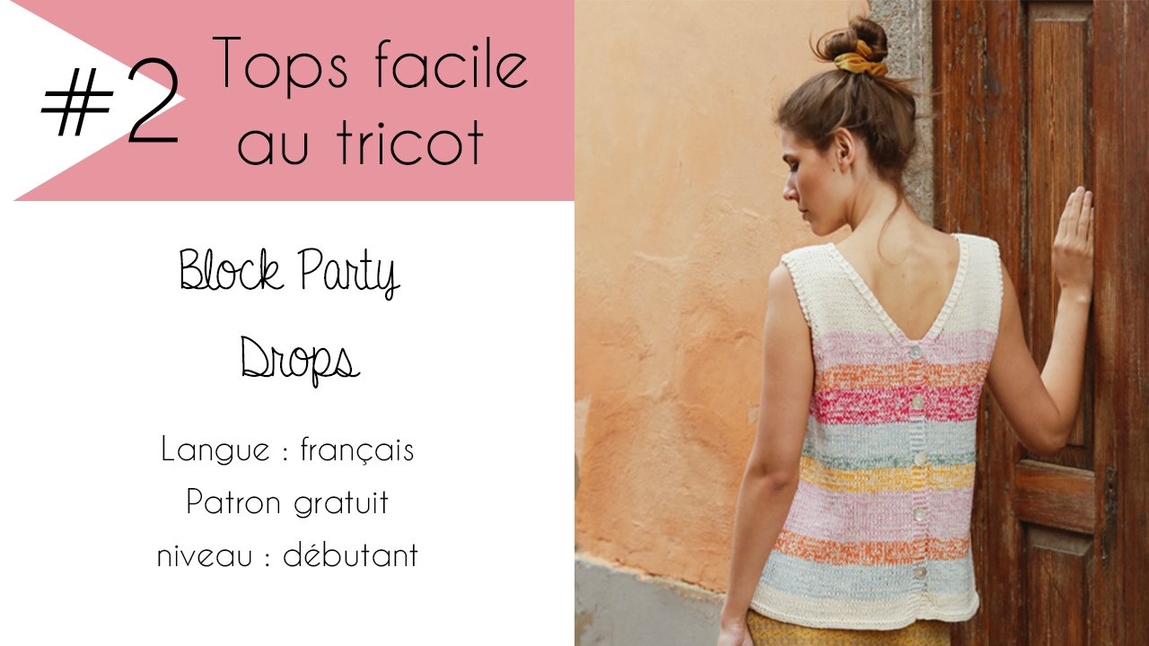 Slection de tops Faciles  tricoter - Alice Gerfault