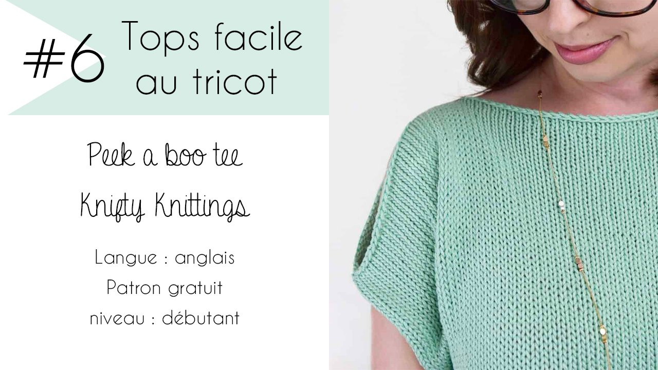 Sélection de tops Faciles à tricoter - Alice Gerfault