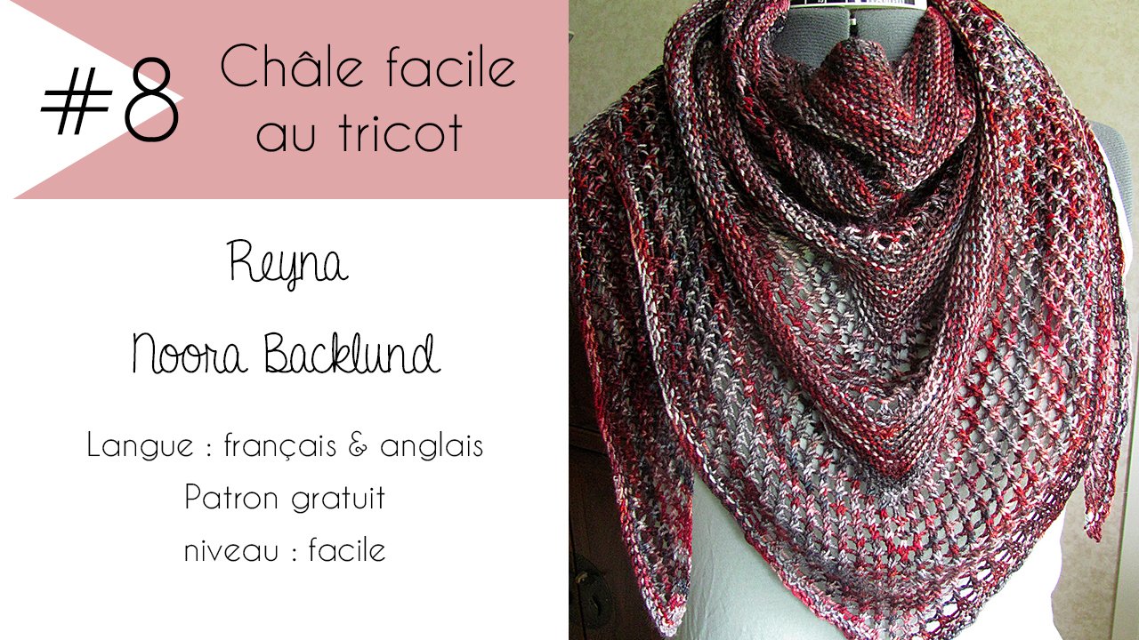 Selection de châles faciles à tricoter - Alice Gerfault