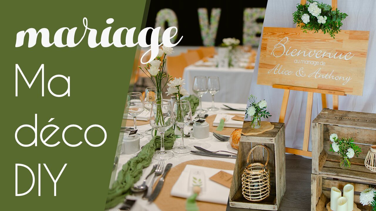 DIY Mariage : J&rsquo;ai créé (presque) toute la déco de mon mariage !