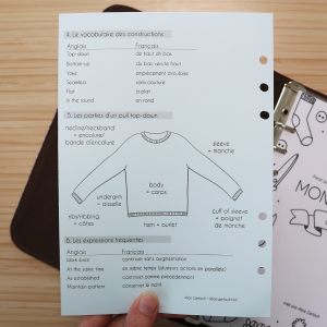 Lexique Tricot Anglais/Français — photo 2